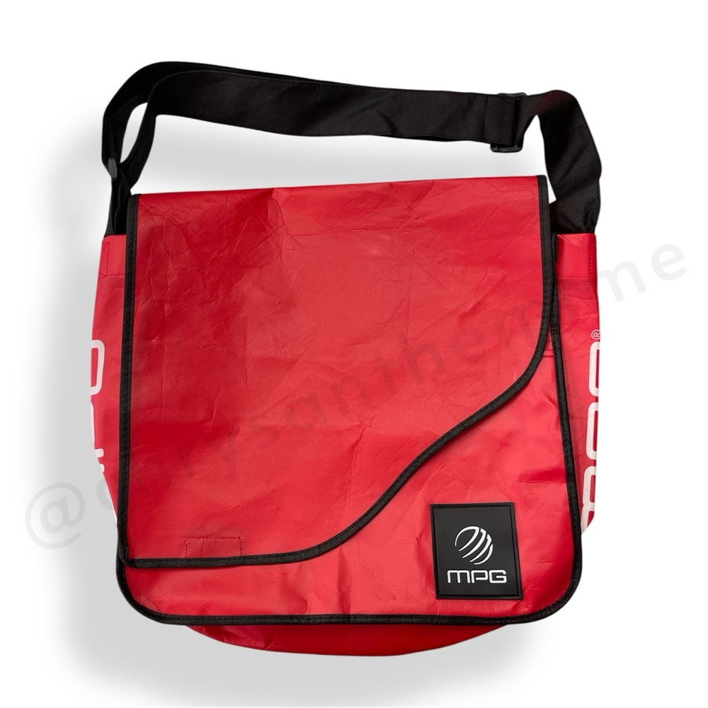 MPG Bold Red Messenger Bag